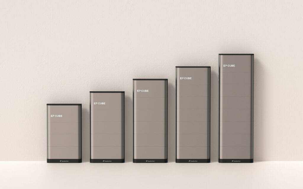 Solar Base Cubes EP CUBE CanadianSolar Monofase. TS Power Distributore Ufficiale EPCUBE
