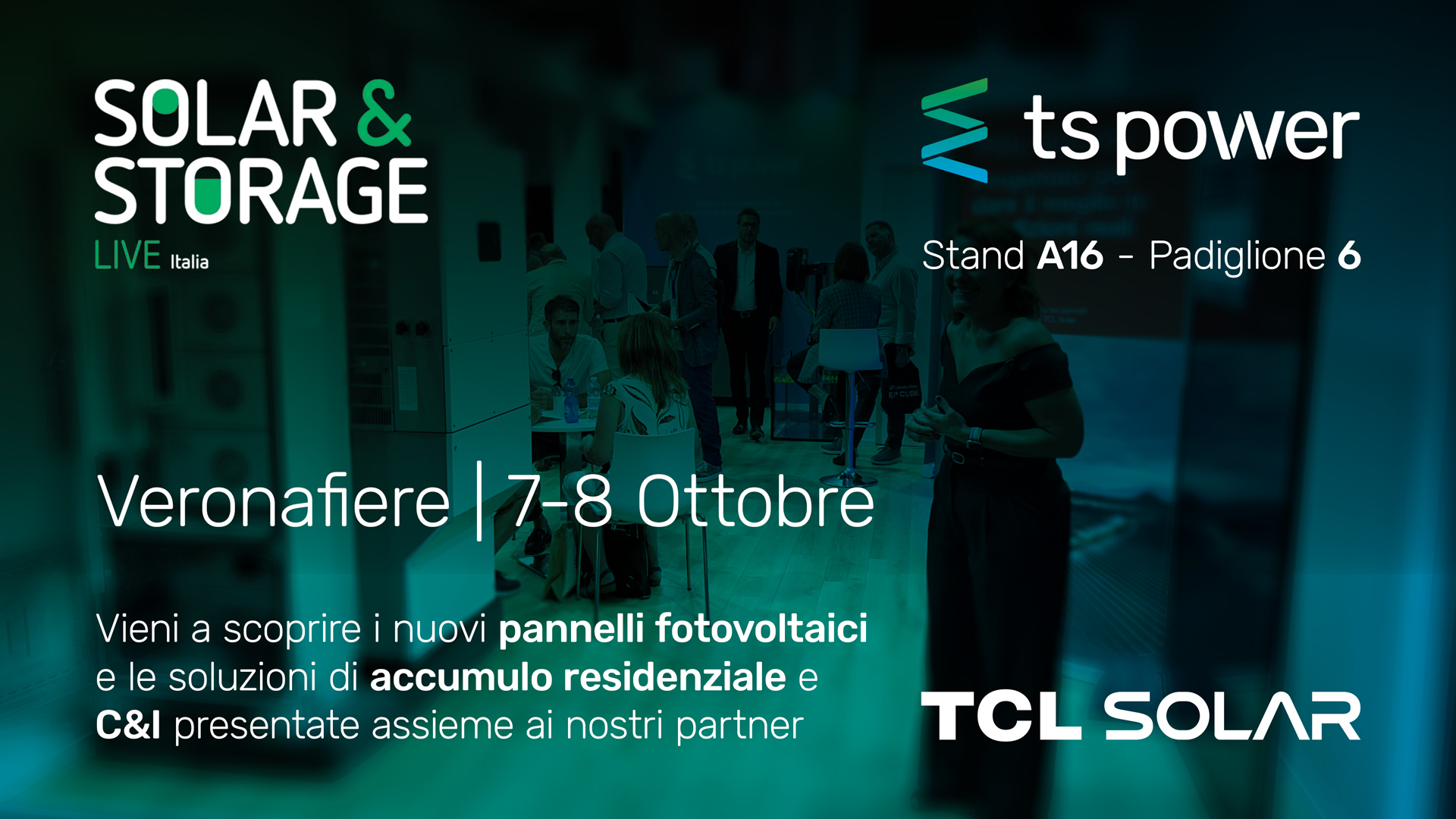 Solar & storage Live Verona con TCL Solar